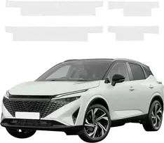 GrizzGlass Bespalvė techninė danga HeavyDuty Clear slenksčiams Nissan Qashqai 3 Facelift (2024-2026) [4w1] (GRZ20987)