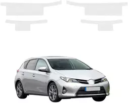 GrizzGlass Bespalvė techninė danga HeavyDuty Clear ant slenksčių, skirta Toyota Auris (2012-2015) [4in1] (GRZ20996)