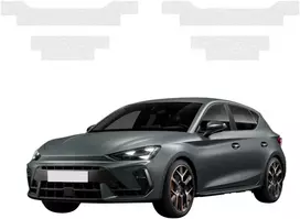 GrizzGlass Bespalvė techninė danga HeavyDuty Clear slenkstinėms dalims, skirta Cupra Leon Sportstourer (2024-2026) [4w1] (GRZ20887)