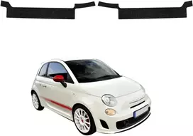 GrizzGlass Juoda techninė danga HeavyDuty Juodas ant slenksčių, skirta Abarth 500 (2016-2023) [2w1] (GRZ20282)