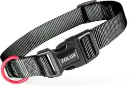 Zolux Antkaklis šunims iš klasikinio nailono 37-58 cm/25 mm juodos spalvos