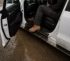 GrizzGlass Juoda techninė danga HeavyDuty Juodas slenksčiams Cupra Leon Sportstourer (2024-2026) [4w1] (GRZ20279)