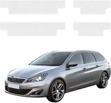 GrizzGlass Bespalvė techninė danga HeavyDuty Clear ant slenksčių, skirtų Peugeot 308 Kombi (2013-2021) [4w1] (GRZ20899)