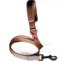 Pets Collection ZOLUX Pavadėlis šunims iš premium nailono 1,2 m/15 mm XS spalva mocha