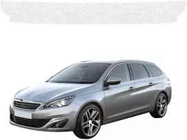 GrizzGlass Balta techninė danga HeavyDuty Baltas bagažinės slenksčiui, skirtam Peugeot 308 Kombi (2013-2021) (GRZ21505)