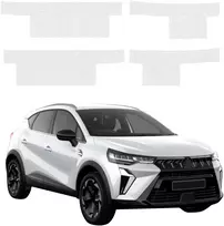 GrizzGlass Bespalvė techninė danga HeavyDuty Clear ant slenksčių skirtų Mitsubishi ASX Facelift (2024-2026) [4w1] (GRZ20838)