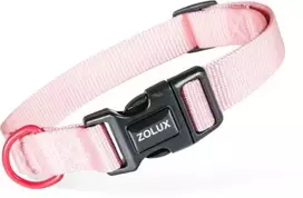 Zolux Antkaklis šuniui iš klasikinio nailono 37-58 cm/25 mm spalva rožinė