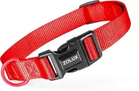 Zolux Antkaklis šunims iš klasikinio nailono 37-58 cm/25 mm raudonos spalvos