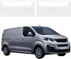 GrizzGlass Balta techninė danga HeavyDuty Baltas priekinėms slenksčio plokštėms skirtiems Peugeot Expert (2024-2026) [2w1] (GRZ22125)