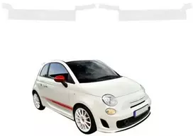 GrizzGlass Bespalvė techninė danga HeavyDuty Clear ant slenksčių, skirta Abarth 500 (2016-2023) [2w1] (GRZ20879)