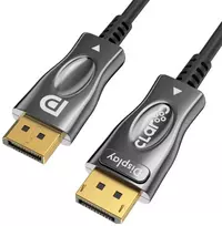 Claroc Aktyvusis DisplayPort 1.4 AOC kabelis, 8K / 4K@120Hz, 50 m (CLAROC-DP-14-50M)