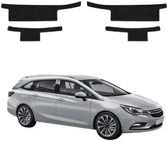 GrizzGlass Juoda techninė danga HeavyDuty Juodas slenksčiams, skirtiems Opel Astra J Kombi 5D (2012-2015) [4w1] (GRZ20317)