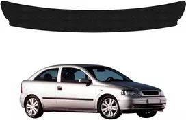 GrizzGlass Juoda techninė danga HeavyDuty Juodas bagažinės slenksčiui, skirtai Opel Astra G Hatchback 3D (1998-2009) (GRZ20399)
