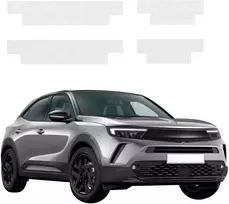 GrizzGlass Bespalvė techninė danga HeavyDuty Clear slenksčiams, skirtiems Opel Mokka (2021-2026) [4w1] (GRZ20865)