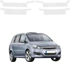 GrizzGlass Bespalvė techninė danga HeavyDuty Clear slenksčiams, skirta Opel Zafira B Kombi 5D (2010-2014) [4w1] (GRZ20939)