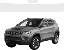 GrizzGlass Bespalvė techninė danga HeavyDuty Clear bagažinės slenksčiui, skirtam Jeep Compass (2020-2024) [2 in 1] (GRZ20998)