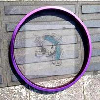 BMX 20-Inch Double-layer Rim, 36-Hole BMX, Street Bike, Performance Bike, Bicycle, Premium Anodized Rim violetinė