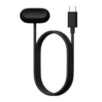 Greito įkrovimo laido pagrindas Google Fitbit Air išmaniajam laikrodžiui USB / Type-C įkrovimo maitinimas Google Fitbit Air apyrankės įkrovikliui black