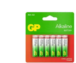 Elementai GP ALKALINE AA/LR06. 12 vnt.