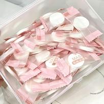500 vnt. suspaustų medvilninių veido kaukių rinkinys - Drėkinančios vienkartinės kaukės SPA ir grožio salonams 100 candy pieces with storage box