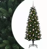 Dirbtinė Kalėdų eglutė su burbulais 120 cm 150 LED Šilta balta