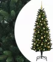 Dirbtinė Kalėdų eglutė su burbulais 120 cm 150 LED Šilta balta