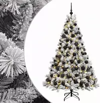 Dirbtinė Kalėdų eglutė su burbulais 240 cm 300 LED Šilta balta