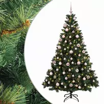 Dirbtinė Kalėdų eglutė su burbulais 180 cm 300 LED Šilta balta