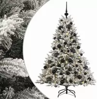 Dirbtinė kalėdinė eglutė su rutuliuku 120 cm 150 LED