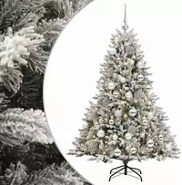 Dirbtinė kalėdinė eglutė su rutuliuku 120 cm 150 LED