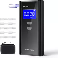 Alkotesteris Milduall nešiojamasis alkomatas su LCD ekranu, 0–2,00 % BAC, 10 kandiklių ACT-BT10