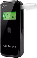 Alkotesteris ACE elektrocheminis alkoholio matuoklis II Basic Plus 0–4 ‰, juodas, 107025