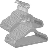 SONGMICS vaikiškos aksominės neslystančios drabužių pakabos, 30 vnt., 30 x 20.5 cm