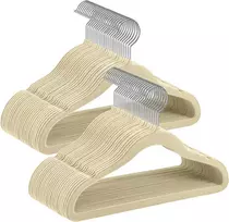 SONGMICS vaikiškos aksominės drabužių pakabos, 50 vnt., 30 x 20,5 cm, CRF027K05