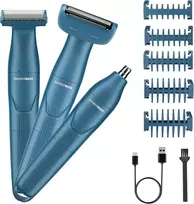 Barzdaskutė BARBERBOSS 3 viename barzdos ir plaukų trimeris su USB įkrovimu QR-2303