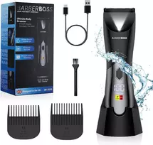 BARBERBOSS kūno ir intymių zonų plaukų kirpimo mašinėlė, reguliuojama 0,5–7 mm, QR-2020A