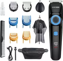 Barzdaskutė BARBERBOSS 3 viename plaukų ir barzdos kirpimo mašinėlė su nosies bei ausų trimeriu QR-6052A