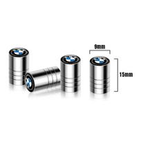 4 vnt. 3D metaliniai ratų padangų vožtuvų dangteliai apsaugantys nuo dulkių, skirti BMW M X1 X2 X3 X4 X5 X6 X7 G20 G30 6GT E46 E90 E60 F10 E39 Priedai gray