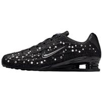 Nike SHOX Z Fabric Casual Shoes Women's Black IQ1157-010 38.5 juoda