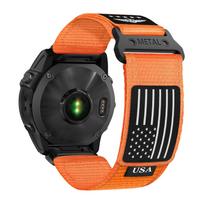20mm 22mm 26mm Quick Fit Strap for Garmin Fenix 8 7X 7 Pro Fenix 6X 6 5X 5Plus Tactix 7 Trail Loop Bracelet Fenix 8 Band 47 51mm QuickFit 20mm&ML orange