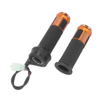 Electric Bike Throttle Grip Handlebar Electric Scooter Twist Speed Throttle Grip for Electric Bicycle Scooter Tricycle black