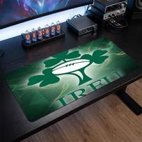 Ireland Rugby Pattern Mousepad Anti?Slip Rubber Desk Pad For Gaming Working Desktop Decoration 30cmx60cm（11.8x23.6inch）