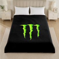 Monster Energy spausdinimo flanelinis pledas Jaukus šiltas pliušinis pledas lovai, sofai, kušetei, vidaus buitinėms reikmėms 150x180cm