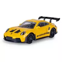 JAMARA Porsche 911 GT3 RS 1:43 Yellow Die-Cast Model Car (402238)