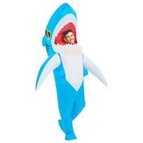 Helovino kūrybiškas Cosplay ryklys pripučiamas kostiumas scenos pasirodymui Adult 150-190CM white