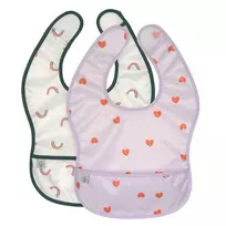 Lassig vandeniui atsparus seilinukų rinkinys 6m+ Happy Rascals Heart Lavender