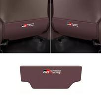 1 vnt. Automobilio sėdynės nugarėlės apsauga nuo spyrių, kilimėliai, užvalkalai, skirti Toyota GR GAZOO RACING Sport Corolla Yaris RAV CHR Camry Auris Automobilio priedai 1pc black