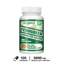 Fenugreek Capsules 120 Count 3000mg — Daily Wellness, Nutritional Support, Plant-Based Support 120*1