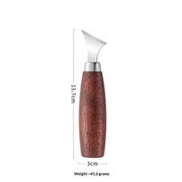 Professional Hand Carving Knife Set for Pumpkin Wood Spoon Sculpture Rust-proof Blade DIY Tool Gift for Beginners A8 brown