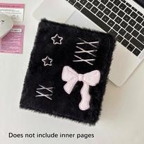 A6 Binder nuotraukų albumas Mielas baleto stiliaus Bowknot pliušinis fotokortelių laikiklis Kpop Idol Collect Book Album Notebook Kanceliarinės prekės A4